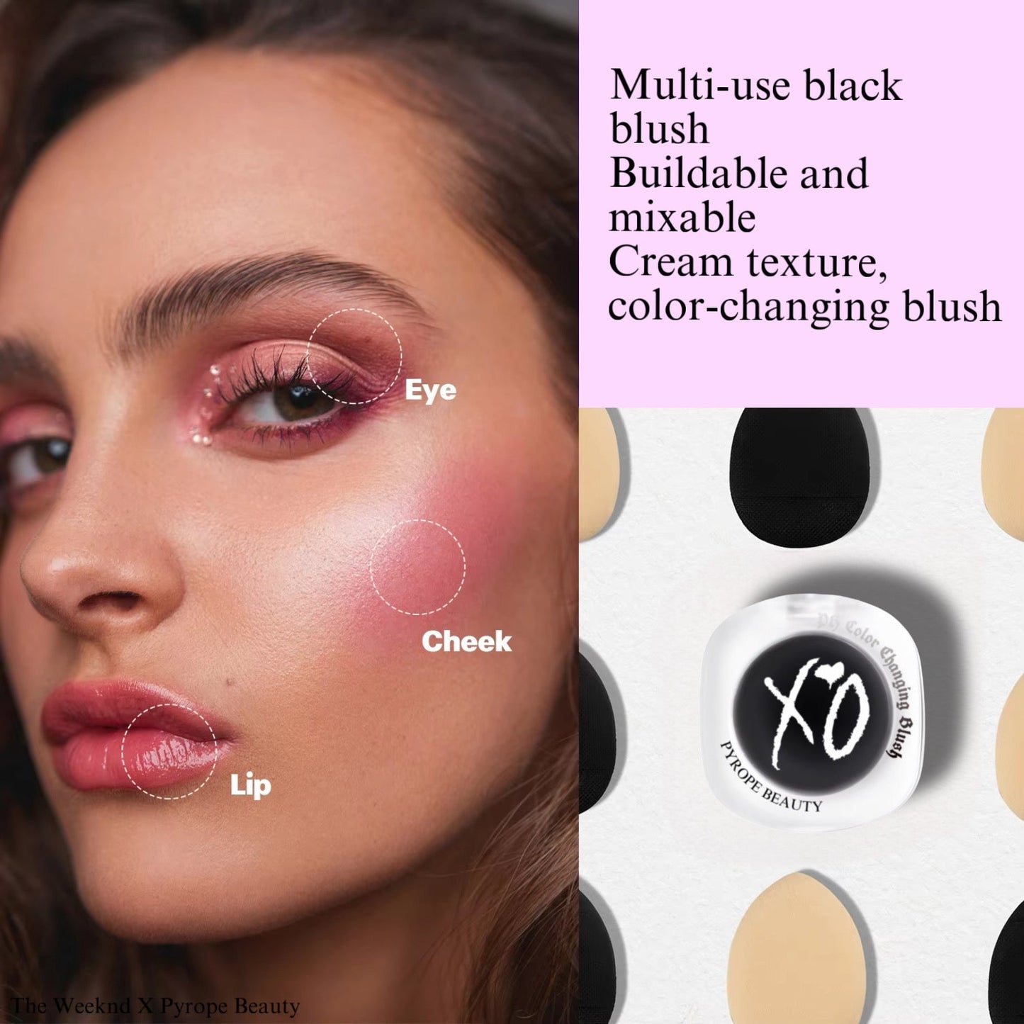 The Weeknd X Pyrope Beauty - XO PH Color Changing Blush