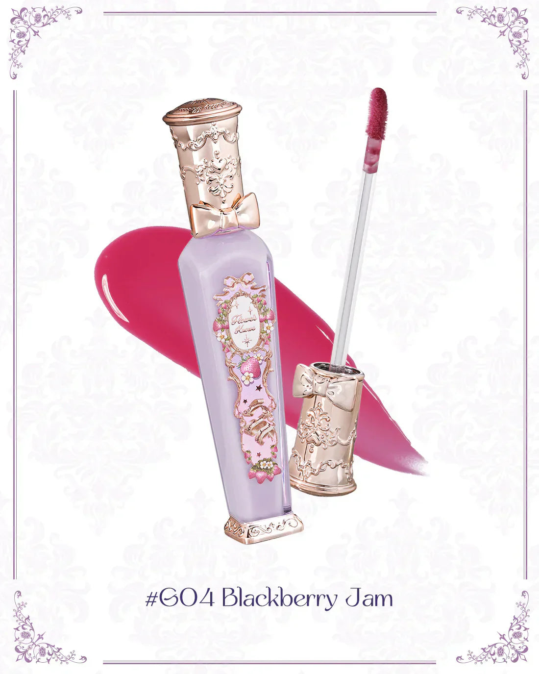 Flower Knows - Violet Strawberry Rococo Glowy Lip Gloss