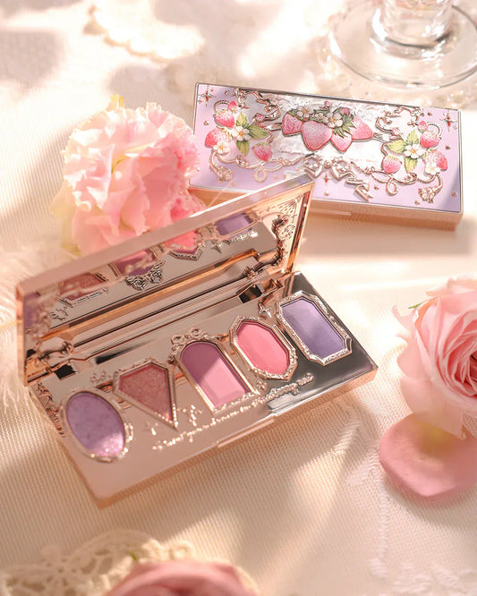 Flower Knows - Violet Strawberry Rococo Eyeshadow Palette