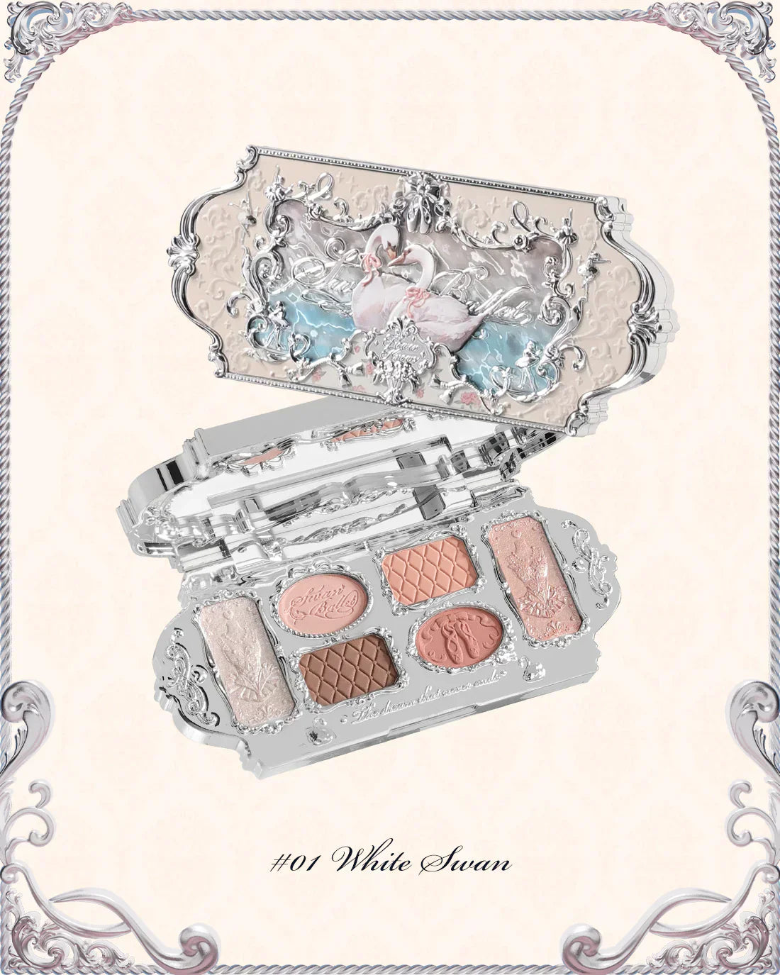 Flower Knows - Swan Ballet Six-Color Makeup Palette