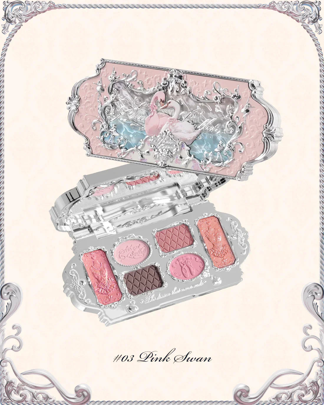 Flower Knows - Swan Ballet Six-Color Makeup Palette