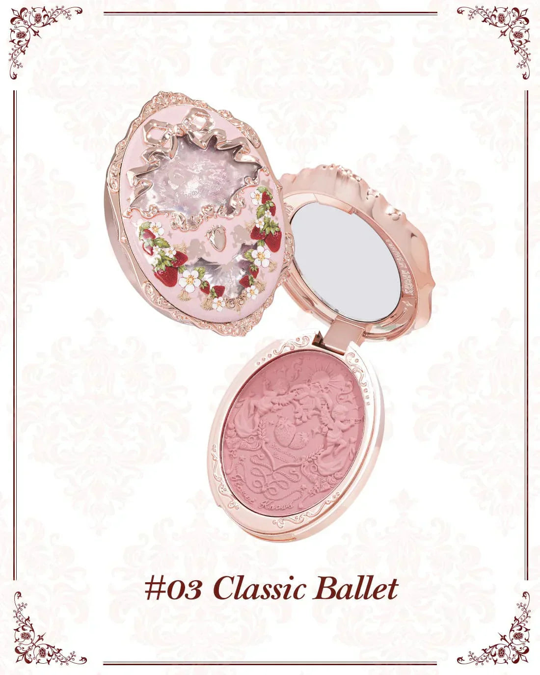 Flower Knows - Strawberry Rococo Embossed Blush