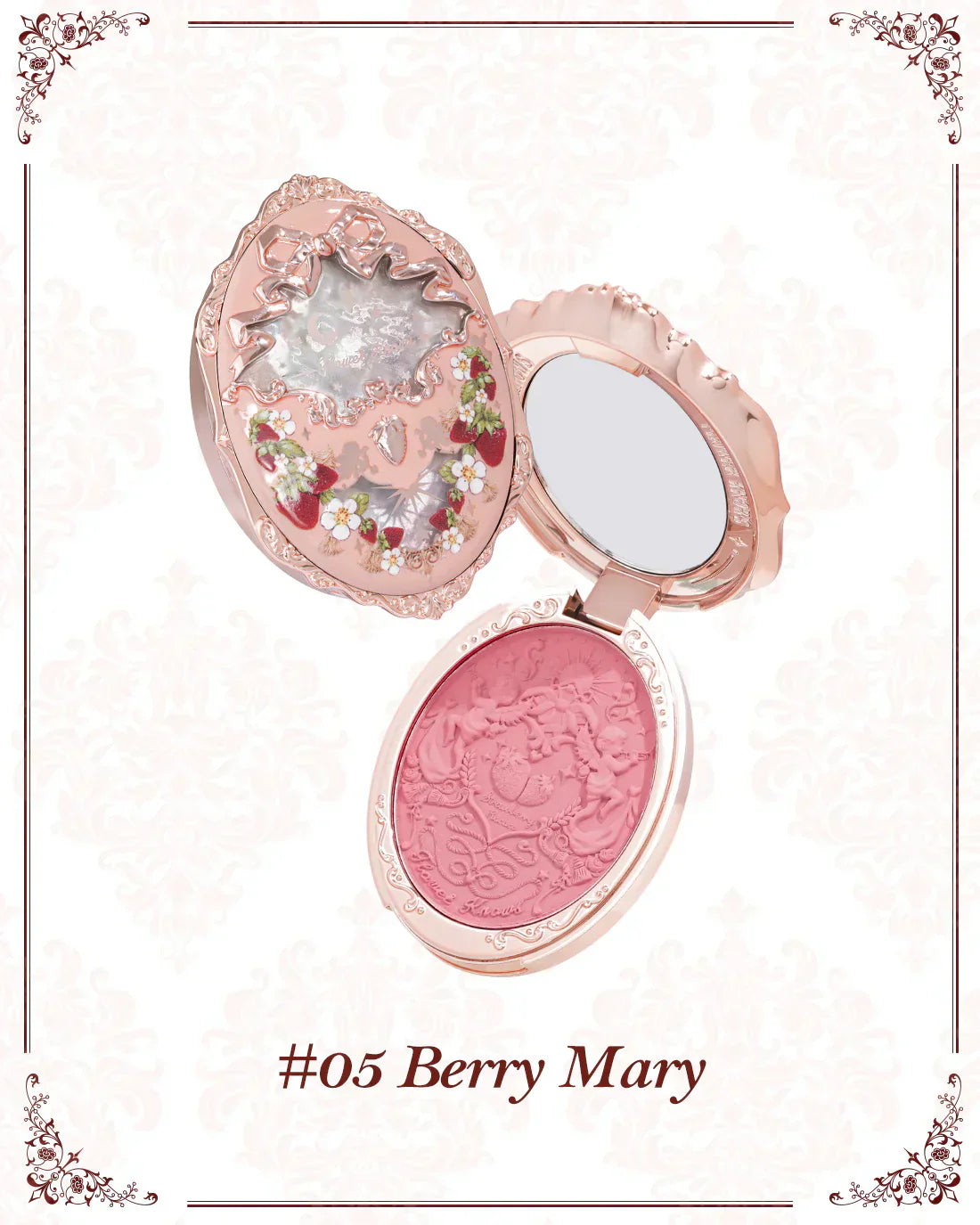 Flower Knows - Strawberry Rococo Embossed Blush