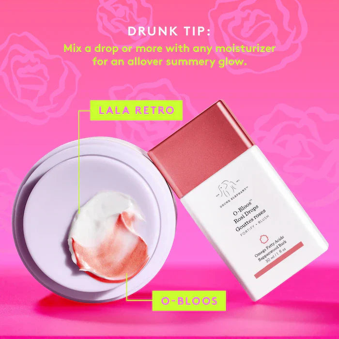 Drunk Elephant - O-Bloos™ Rosi Glow Drops with Vitamin F