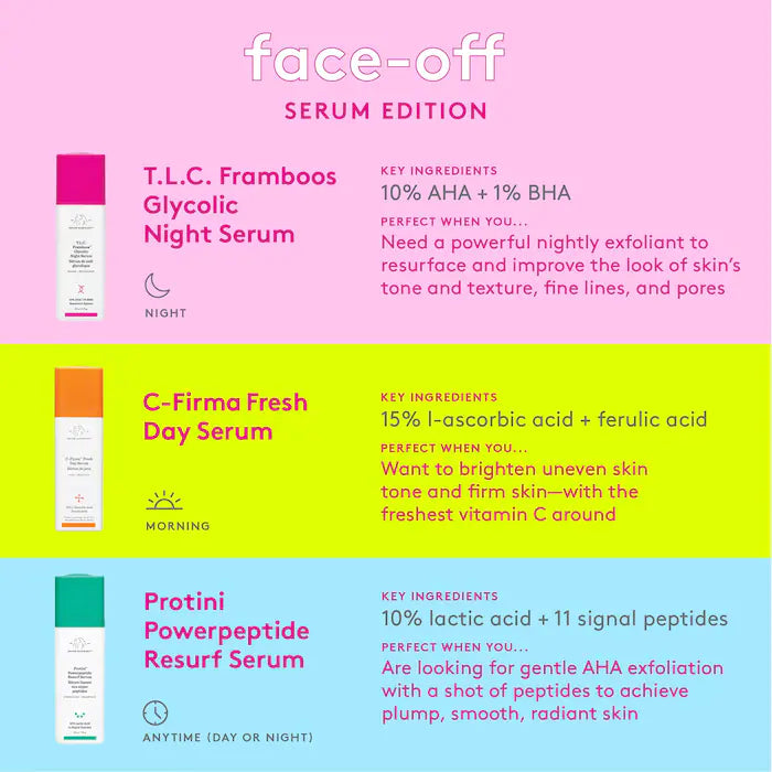 Drunk Elephant T.L.C. Framboos™ Glycolic Resurfacing Night Serum