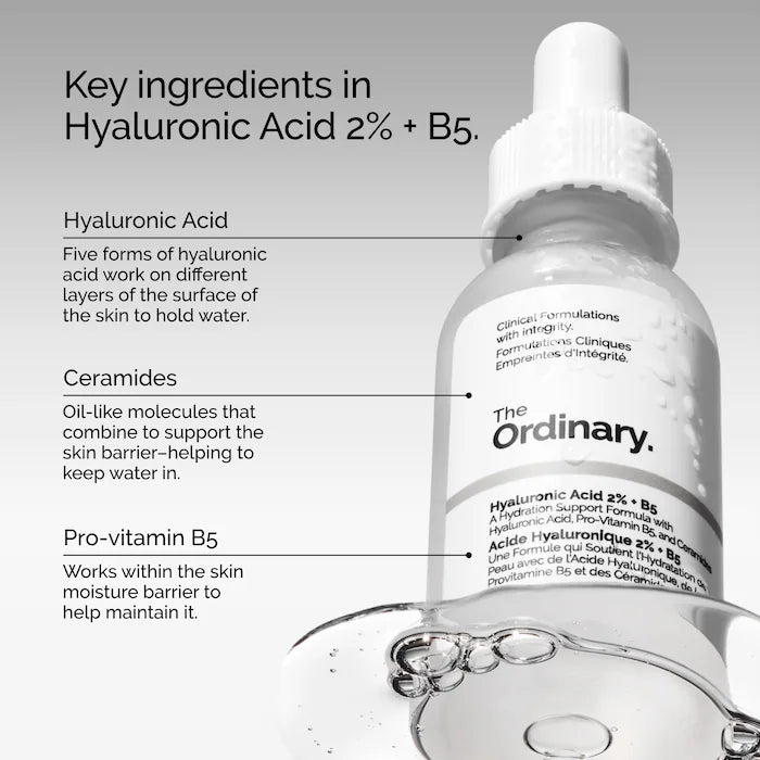 The Ordinary - Hyaluronic Acid 2% + B5 Hydrating Serum